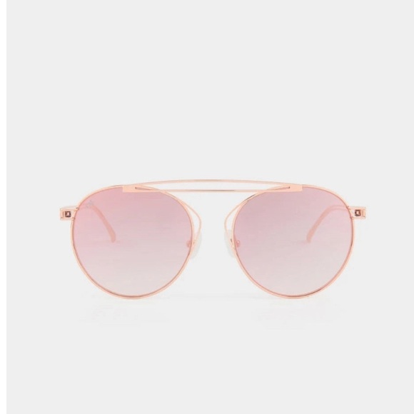 For Art’s Sake Accessories - For Art’s Sake T-Shirt Rose Mirrored Aviator Sunglasses
